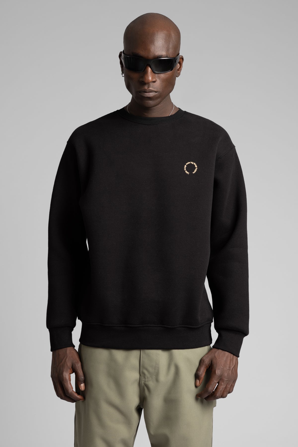 Kabartmalı Yazı Detaylı Sweatshirt