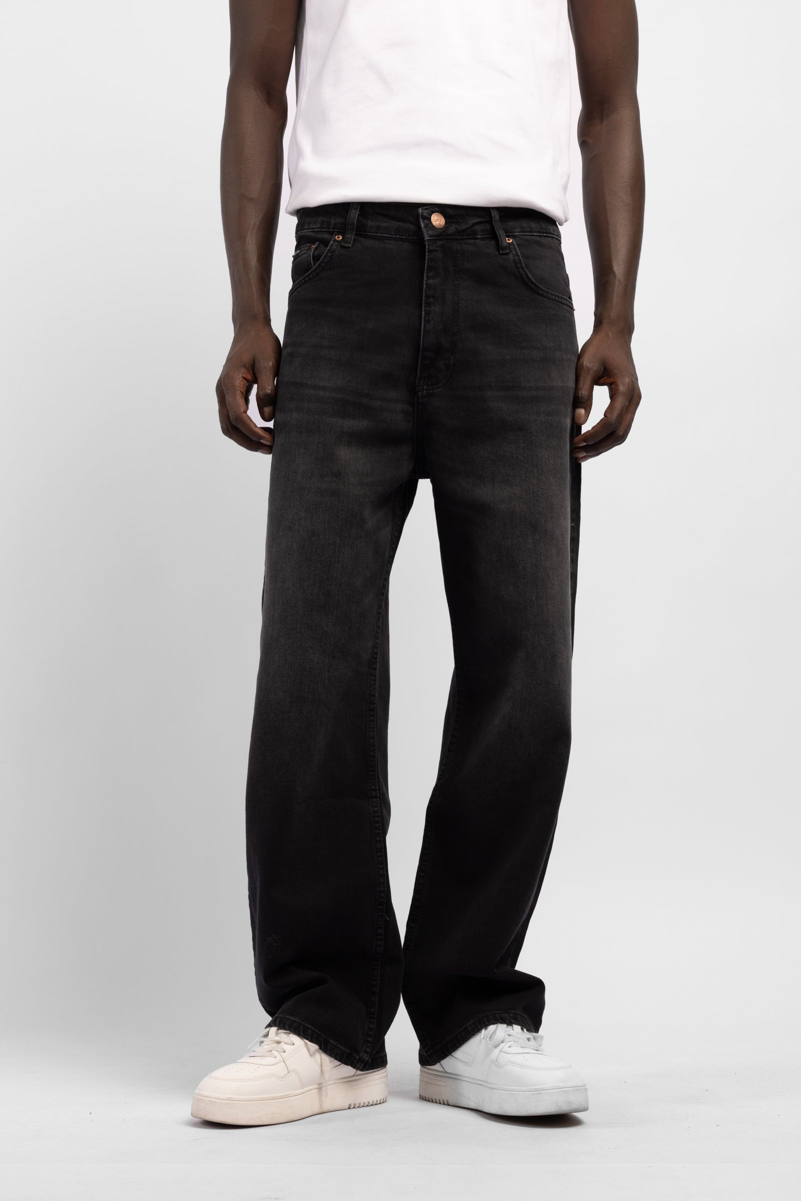 Yıkamalı Baggy Jean