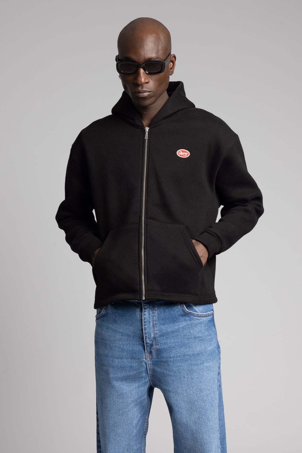 Camp Kapüşonlu Fermuarlı Sweatshirt