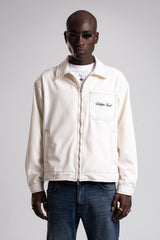 Nakış Yazı Detaylı Vintage Ceket