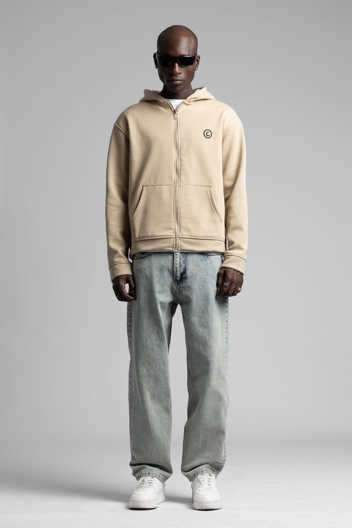 Good Will Kapüşonlu Fermuarlı Sweatshirt