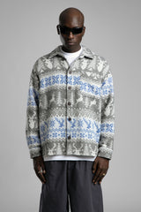 Desenli Kaşe Gömlek