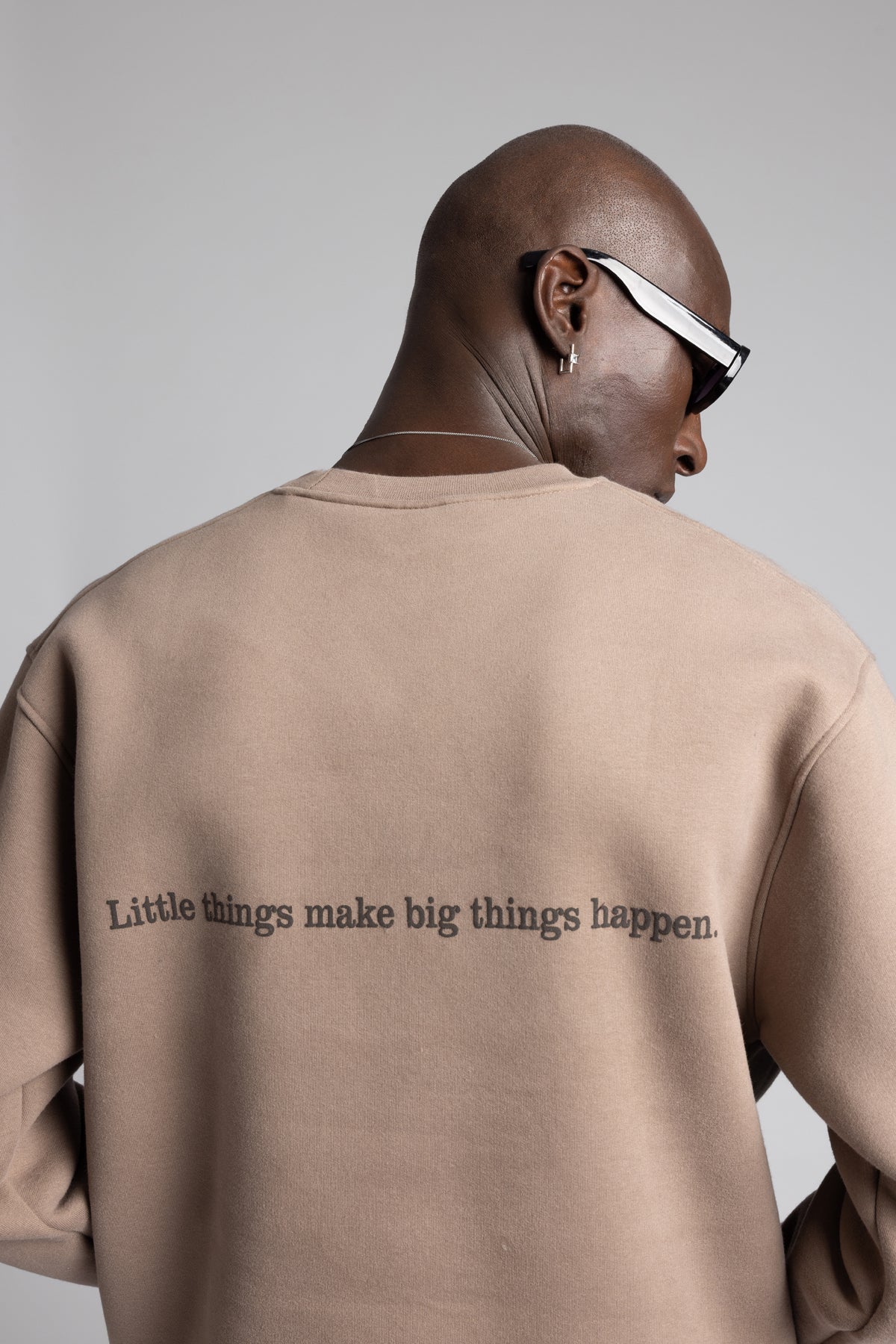 Kabartmalı Yazı Detaylı Sweatshirt