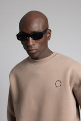 Kabartmalı Yazı Detaylı Sweatshirt