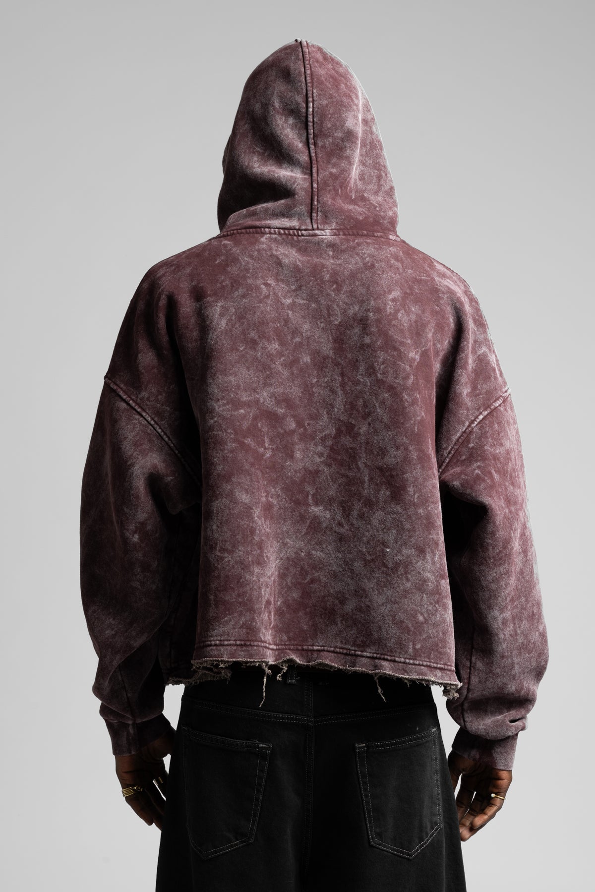 Yıkamalı Kapüşonlu Sweatshirt