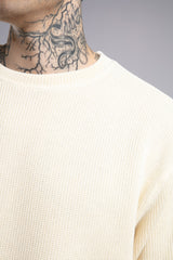 Arka Nakışlı Triko Kazak