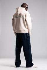 Ekose Astarlı Kapüşonlu Sweatshirt