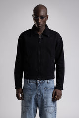 Tonal Nakış Yazı Detaylı Denim Ceket