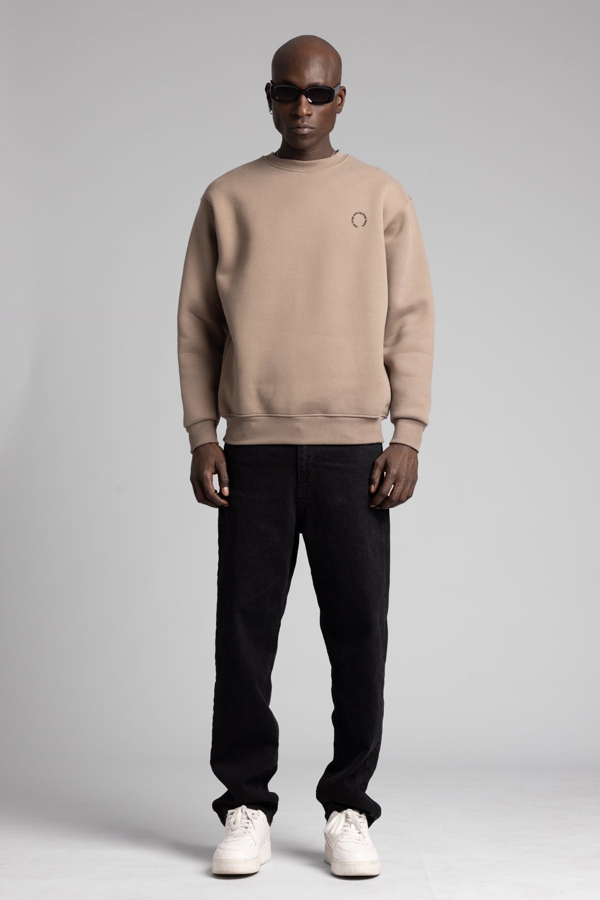 Kabartmalı Yazı Detaylı Sweatshirt