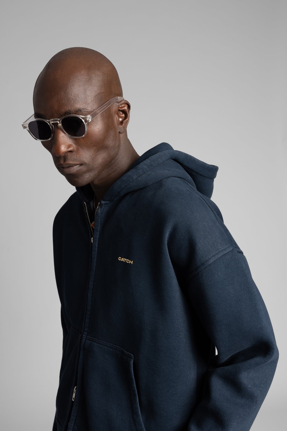 Kapüşonlu Fermuarlı Sweatshirt