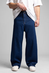 Kontrast Dikişli Baggy Jean