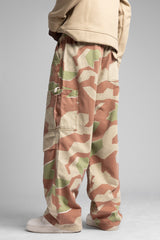 Kamuflaj Desenli Kargo Pantolon
