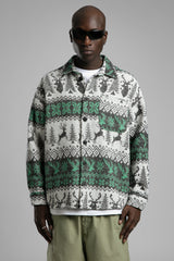 Desenli Kaşe Gömlek