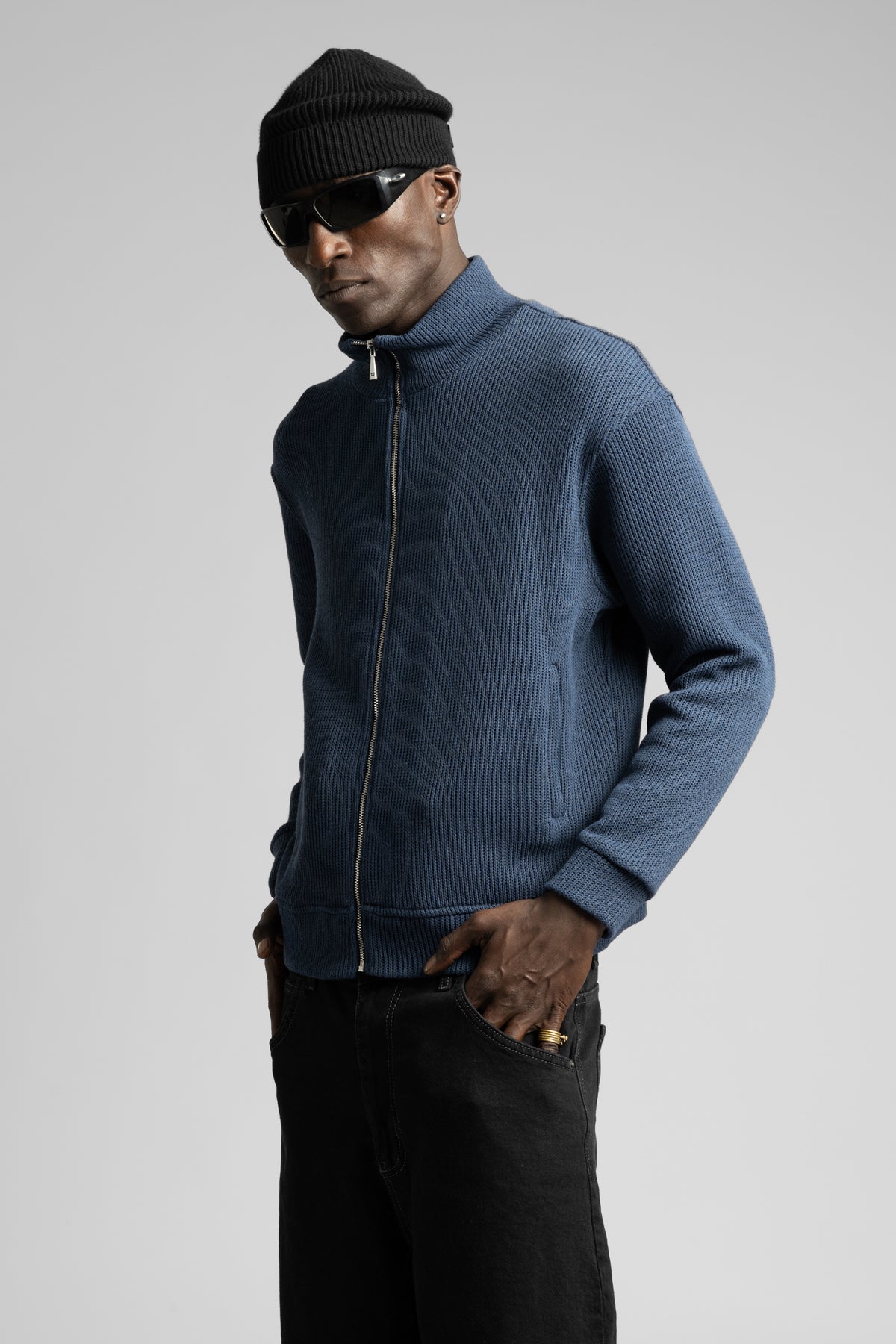 The Art Of Living Fermuarlı Triko Kazak