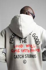 Good Will Kapüşonlu Fermuarlı Sweatshirt