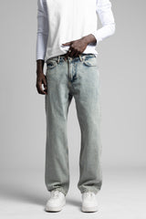 Yıkamalı Baggy Fit Jean
