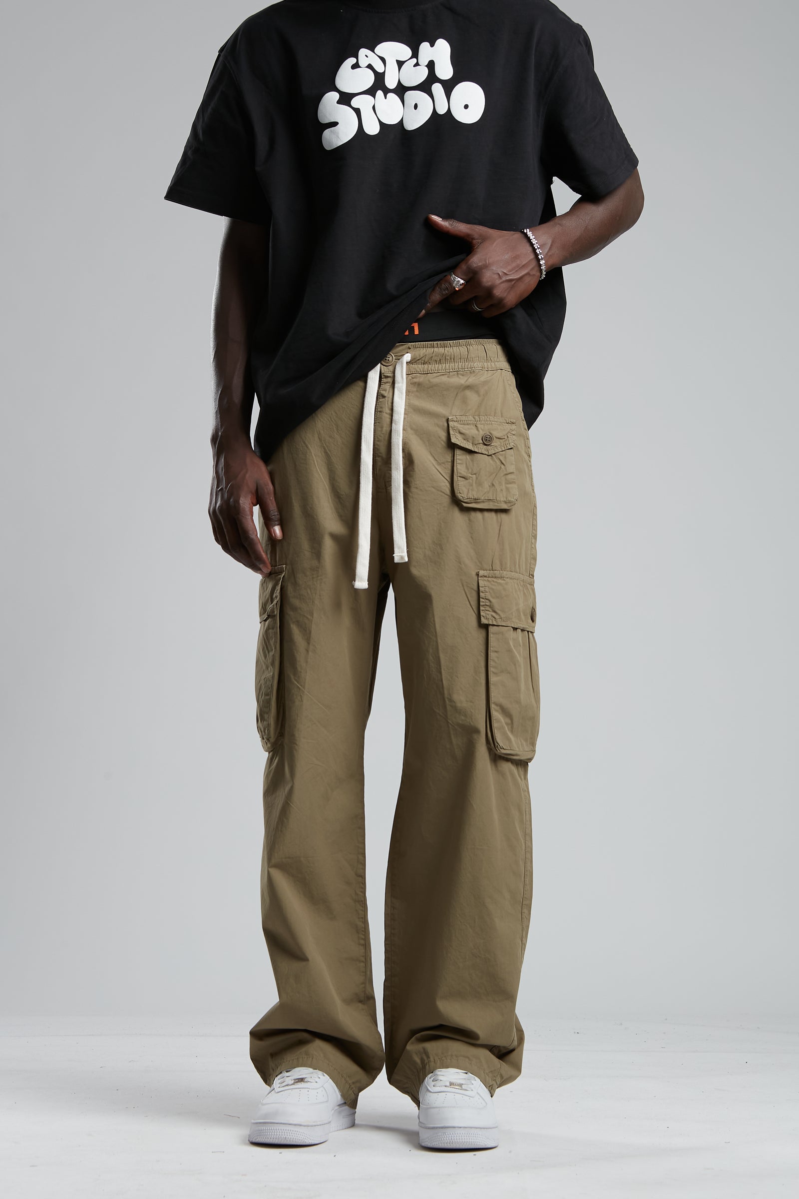 Gabardin Kargo Pantolon