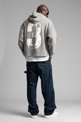 Baskılı Fermuarlı Sweatshirt