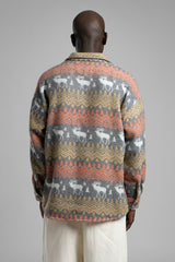 Desenli Kaşe Gömlek