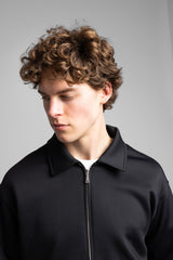 Çift Fermuarlı Parlak Ceket