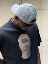 Hidden Face Baskılı T-Shirt