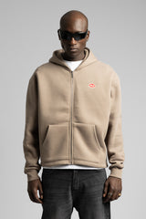 Camp Kapüşonlu Fermuarlı Sweatshirt