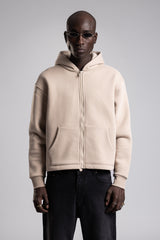 Kapüşonlu Fermuarlı Sweatshirt