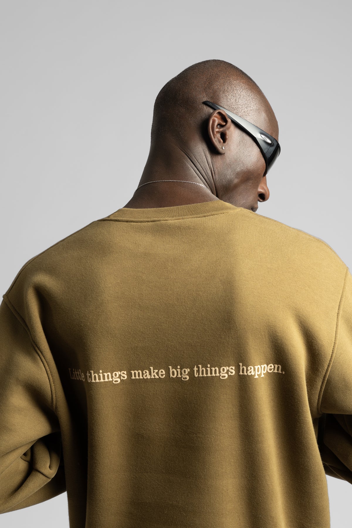 Kabartmalı Yazı Detaylı Sweatshirt