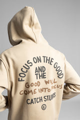 Good Will Kapüşonlu Fermuarlı Sweatshirt