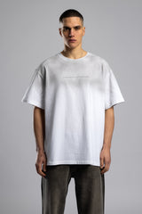 Minimal Yazı Baskılı Yıkamalı T-shirt