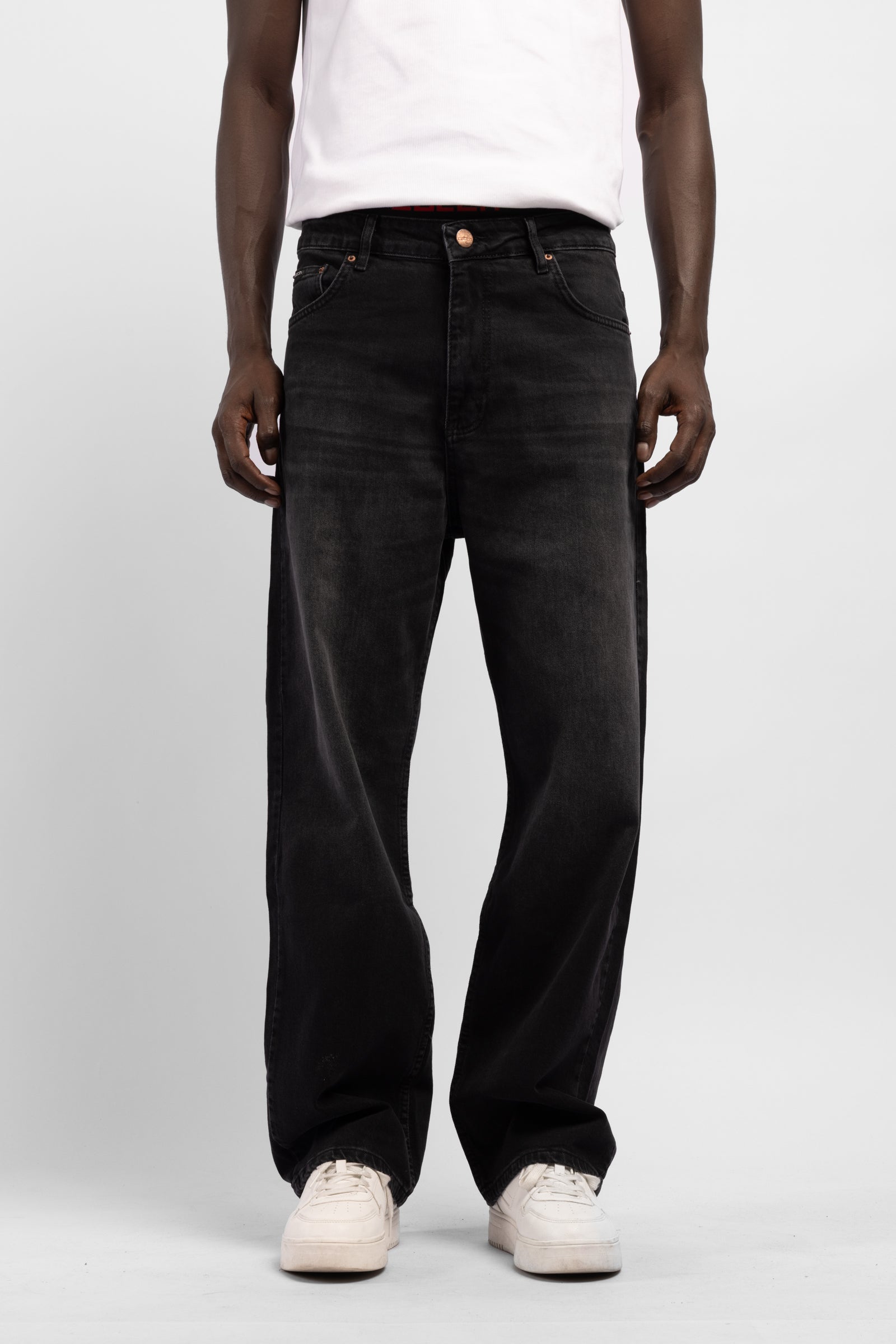 Yıkamalı Baggy Jean