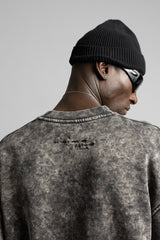 Basic Yıkamalı Sweatshirt