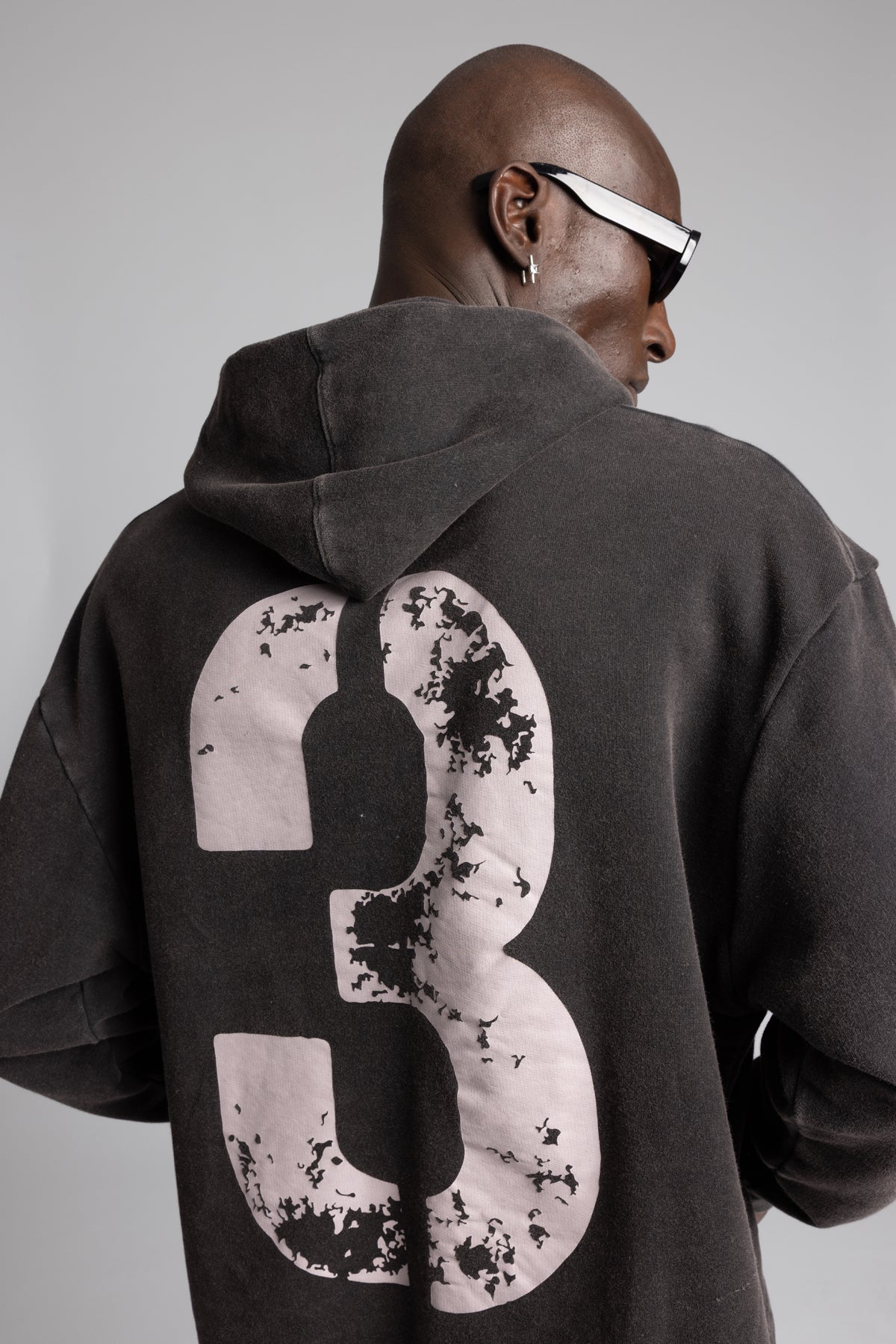 Baskılı Fermuarlı Sweatshirt