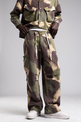 Kamuflaj Desenli Kargo Pantolon