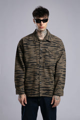 Desenli Gabardin Gömlek