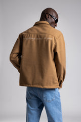 Arka Nakış Detaylı Kaşe Gömlek