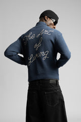 The Art Of Living Fermuarlı Triko Kazak