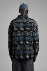 Desenli Kaşe Gömlek