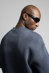 Minimal Yazı Detaylı Pistole Sweatshirt