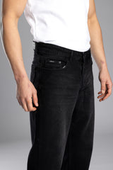 Minimal Yazı Baskılı Jean