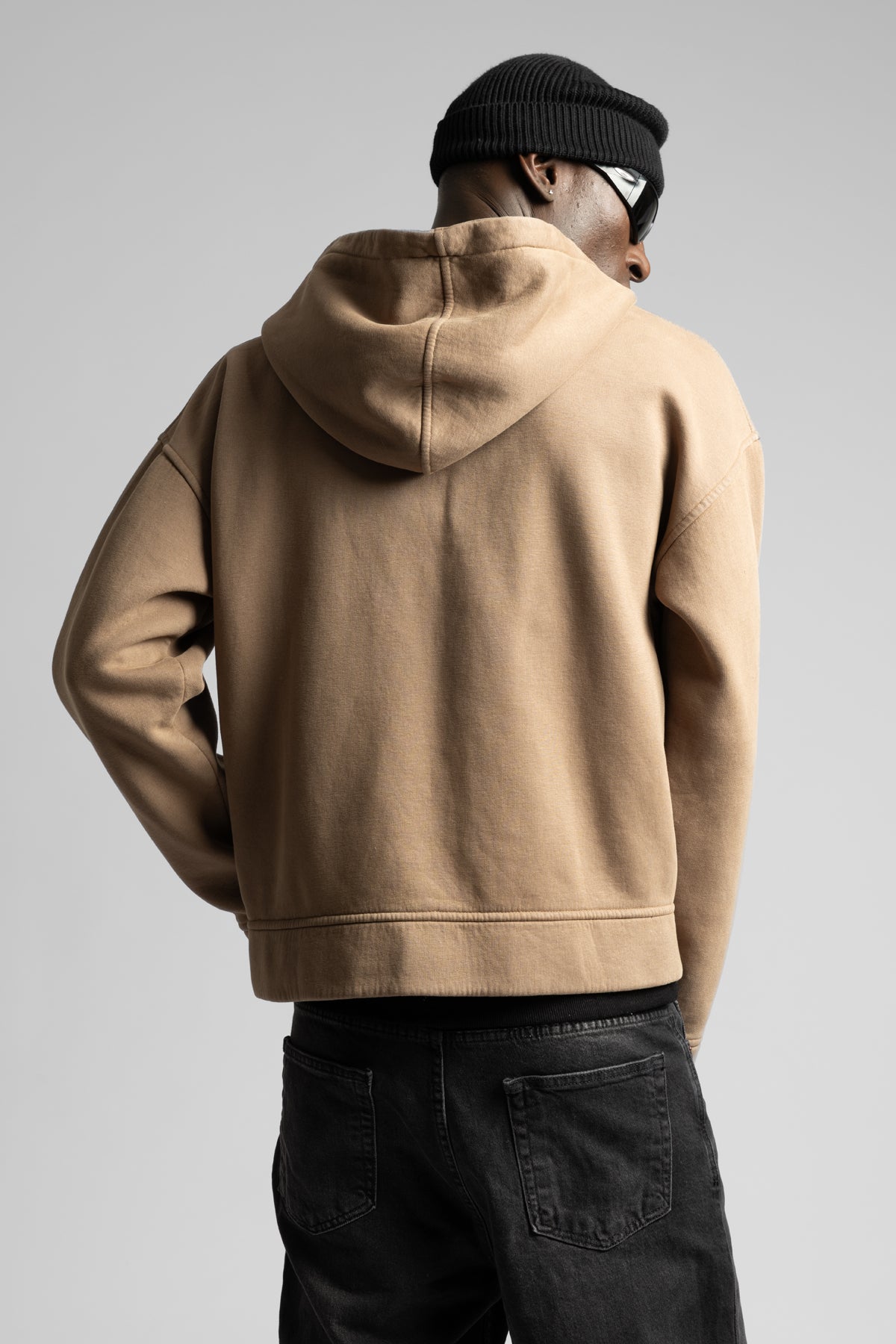 Kapüşonlu Fermuarlı Sweatshirt