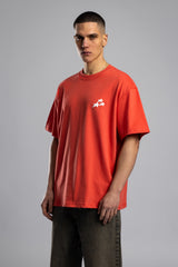 Kabartmalı Baskılı Oversize T-shirt