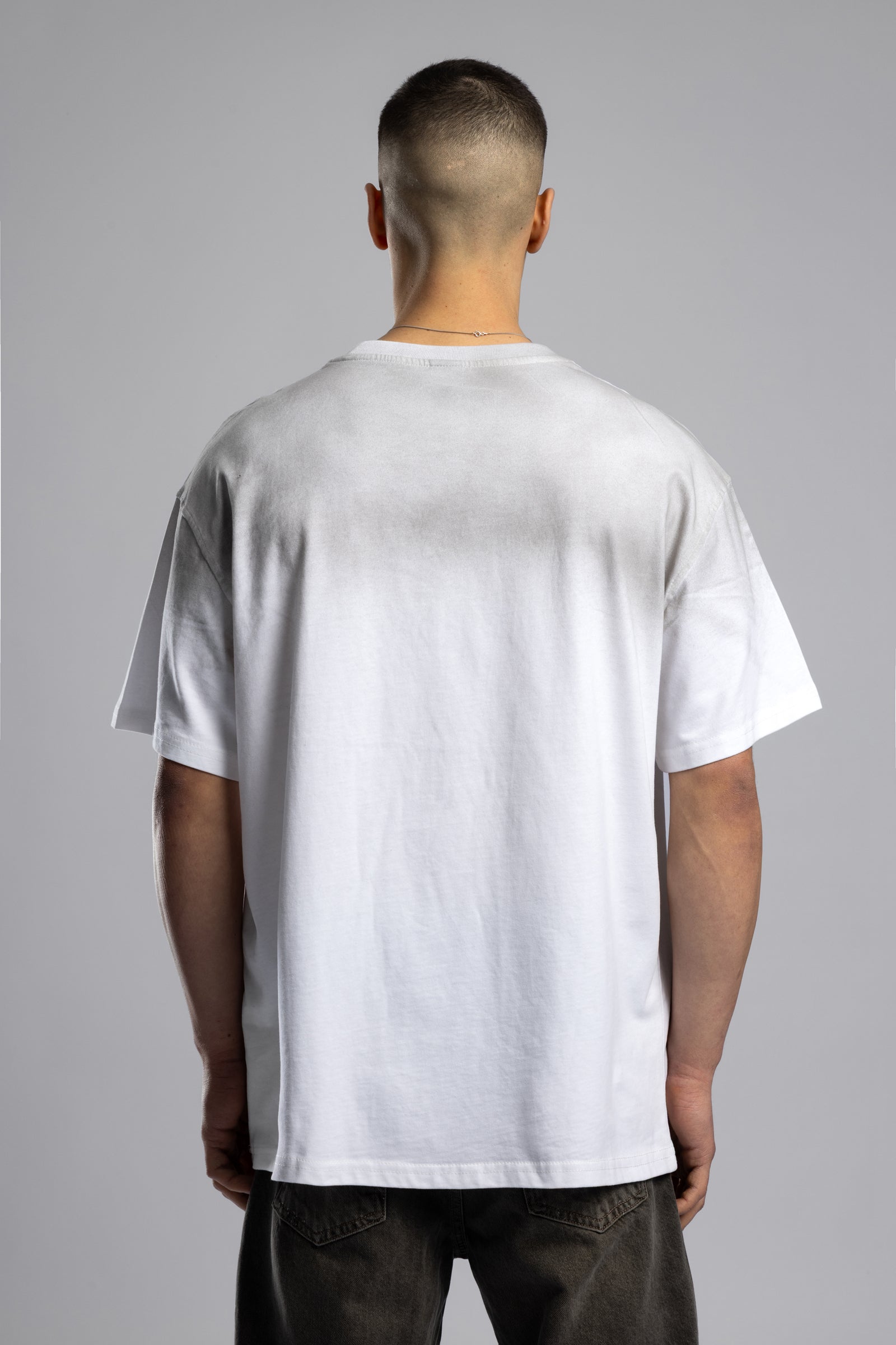 Minimal Yazı Baskılı Yıkamalı T-shirt
