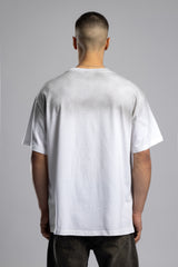 Minimal Yazı Baskılı Yıkamalı T-shirt