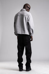 Arka Nakış Detaylı Kaşe Gömlek