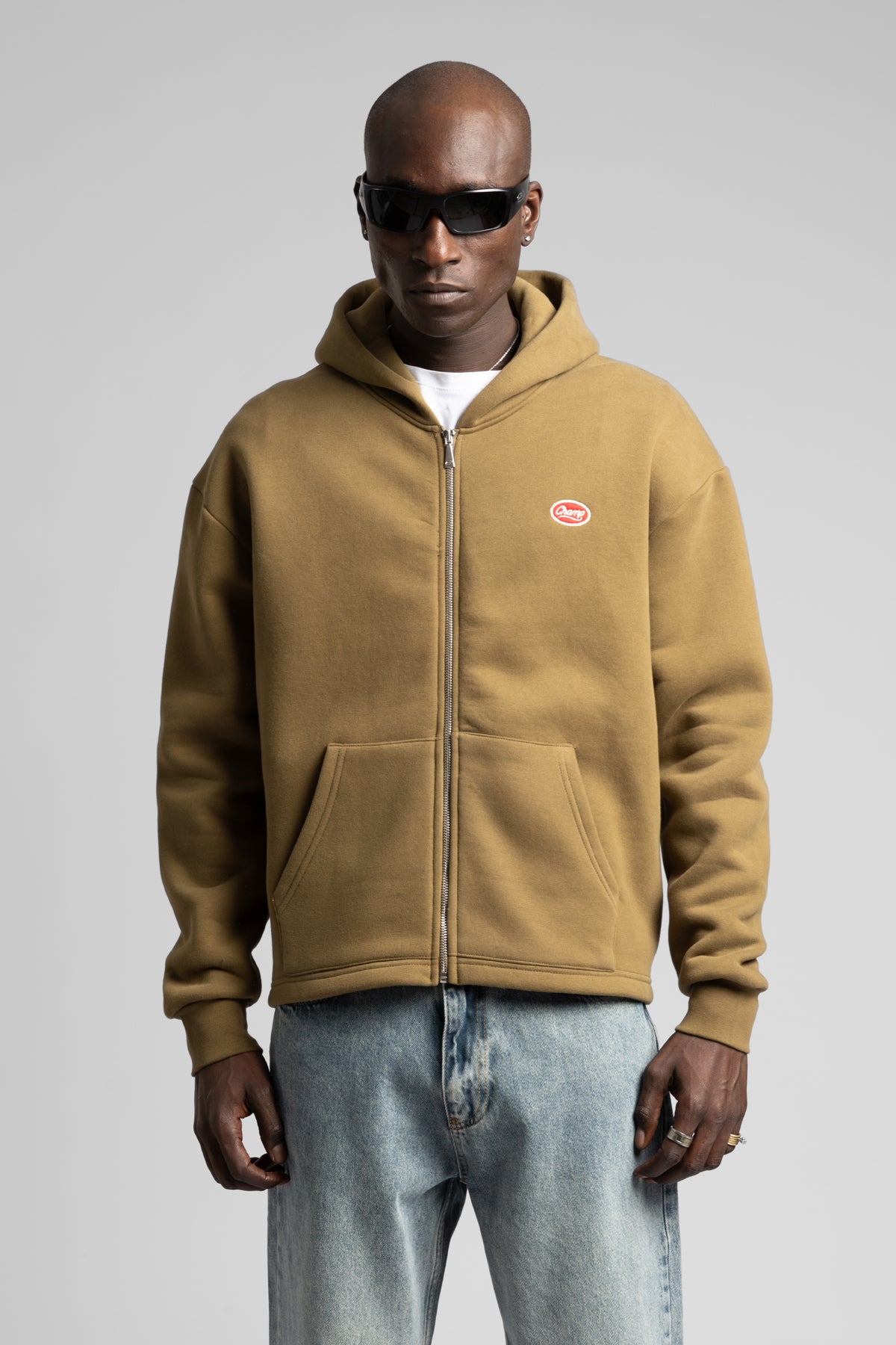 Camp Kapüşonlu Fermuarlı Sweatshirt