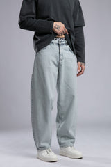 Nakışlı Baggy Jean
