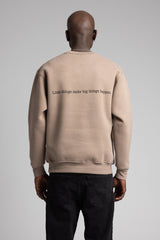 Kabartmalı Yazı Detaylı Sweatshirt