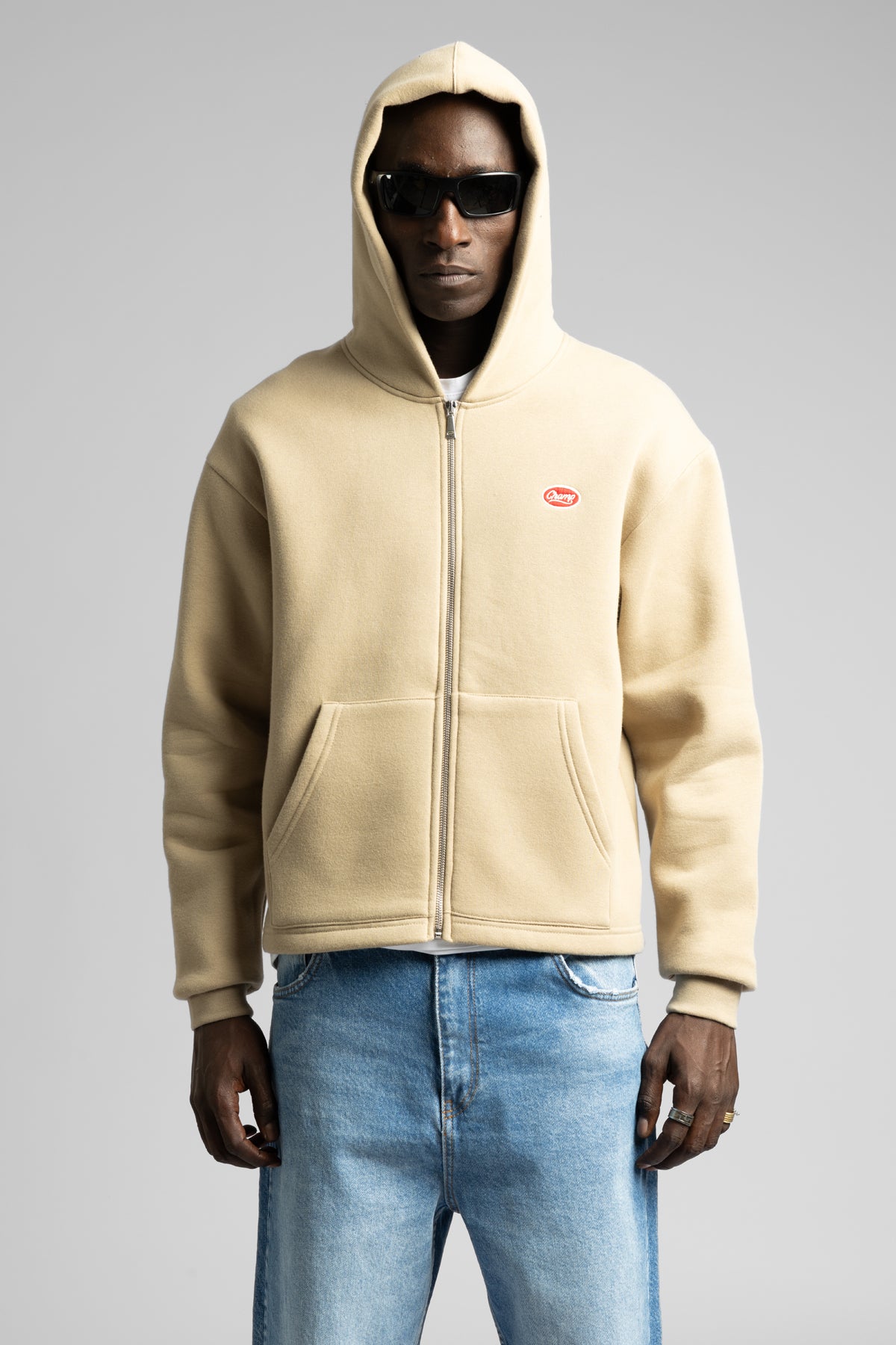 Camp Kapüşonlu Fermuarlı Sweatshirt