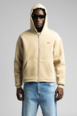 Camp Kapüşonlu Fermuarlı Sweatshirt